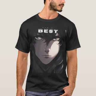 beau t-shirt et couleur noire et demi manche.