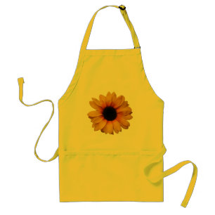 Beau tablier jaune de tournesol