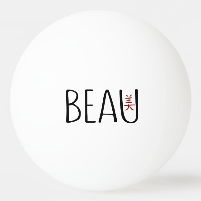 Beau Tischtennisball (Vorderseite)
