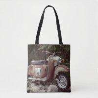 Beau vieux scooter personnalisé Sac fourre-tout to