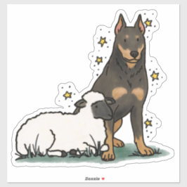 Beauceron - Arbeits-Autodekal Aufkleber