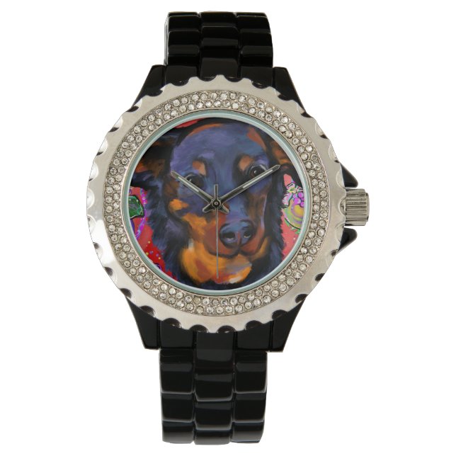 Beauceron Armbanduhr (Vorderseite)