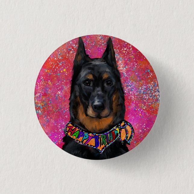 Beauceron Button (Vorderseite)