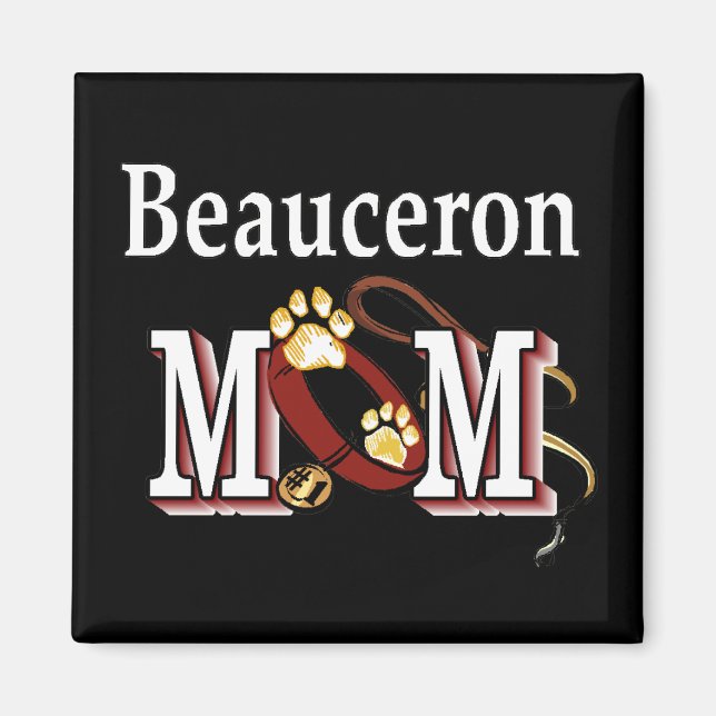 Beauceron Dog MAMA Magnet (Vorne)