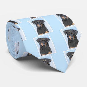 Beauceron Malerei - Niedliche Original Hunde Kunst Krawatte