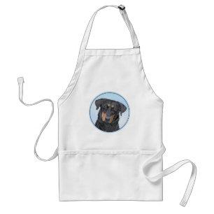 Beauceron Malerei - Niedliche Original Hunde Kunst Schürze