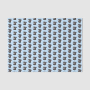 Beauceron Malerei - Niedliche Original Hunde Kunst Seidenpapier