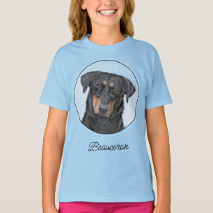 Beauceron Malerei - Niedlicher Original Hunde Kuns T-Shirt