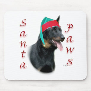 Beauceron Santa Paws Mousepad
