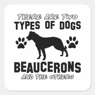 Beaucerons Entwürfe Quadratischer Aufkleber