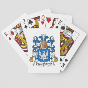 Beauchamp-Familienwappen Spielkarten