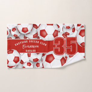 Beaucoup de balles de football personnalisé nom d'