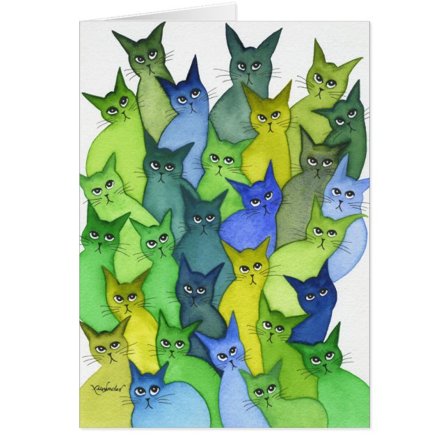 Beaucoup de chats lunatiques de l'Orégon (Devant)