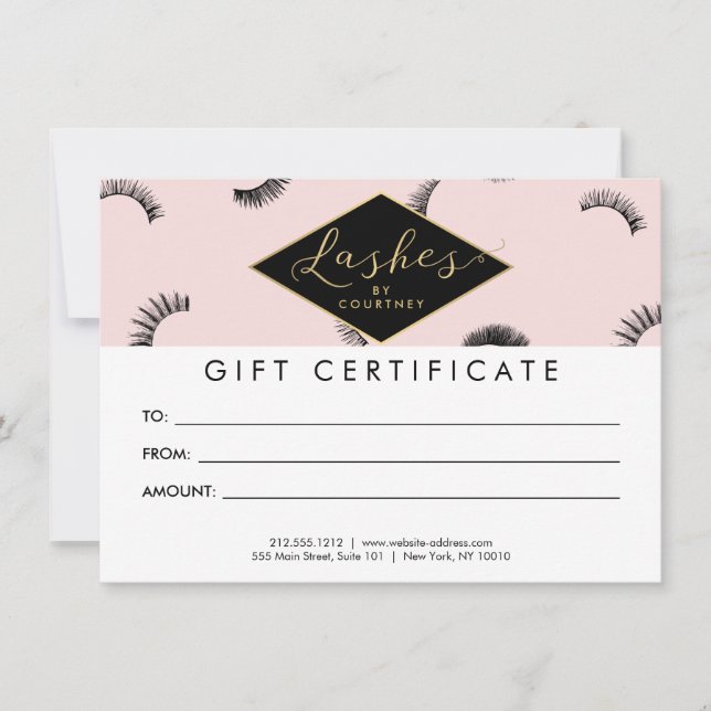 Beaucoup de Lashes Lash Salon carte cadeau rose/no (Devant)