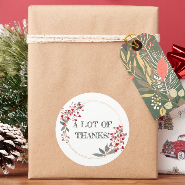 BEAUCOUP DE MERCI STICKER (vacances)