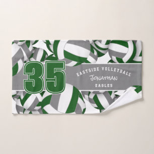 Beaucoup de volley-ball club de sport cadeaux vert