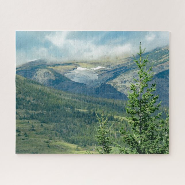 Beaucoup Glacier Montana Paysage Jigsaw Puzzle (Horizontal)