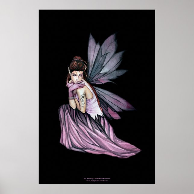 Beaufitul Gothic Fairy Poster von Molly Harrison (Vorne)