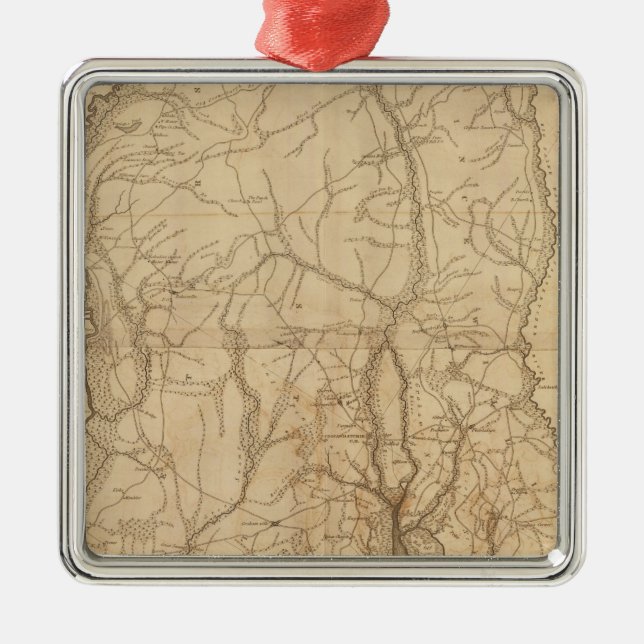 Beaufort Bezirk, South Carolina Silbernes Ornament (Vorne)