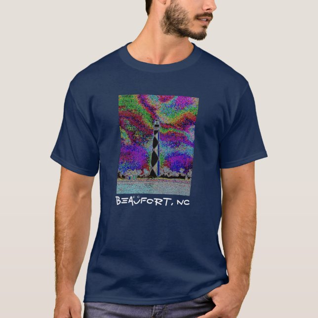 Beaufort, NC - Kap-Ausblick (hinter) T-Shirt (Vorderseite)