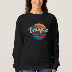Beaufort South Carolina Summer Sc Tropical Lettuce Sweatshirt