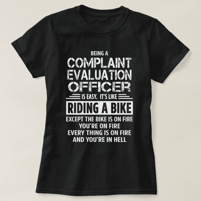 Beauftragter für die Beurteilung von Beschwerden T-Shirt (Design vorne)