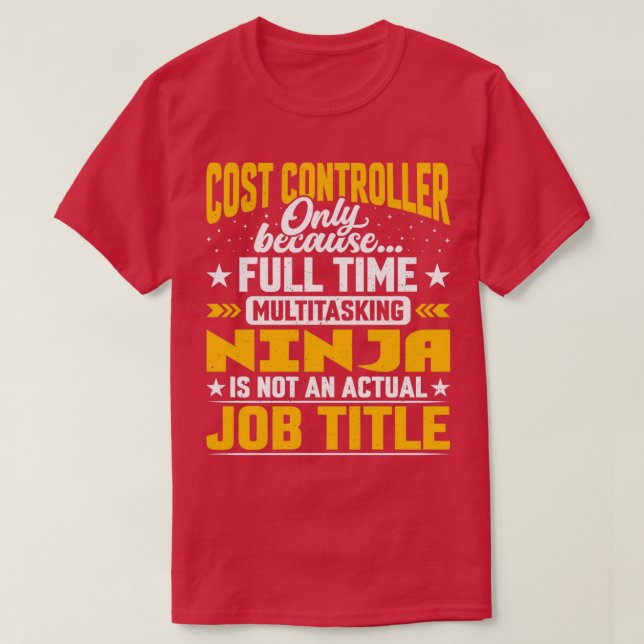 Beauftragter für die Kontrolle der Kosten T-Shirt (Design vorne)