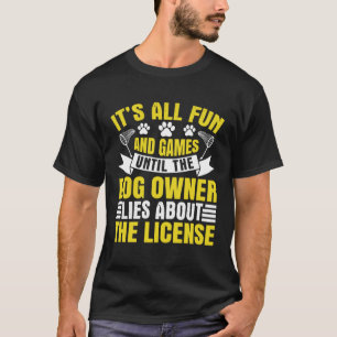 Beauftragter für die Kontrolle von Tieren T-Shirt