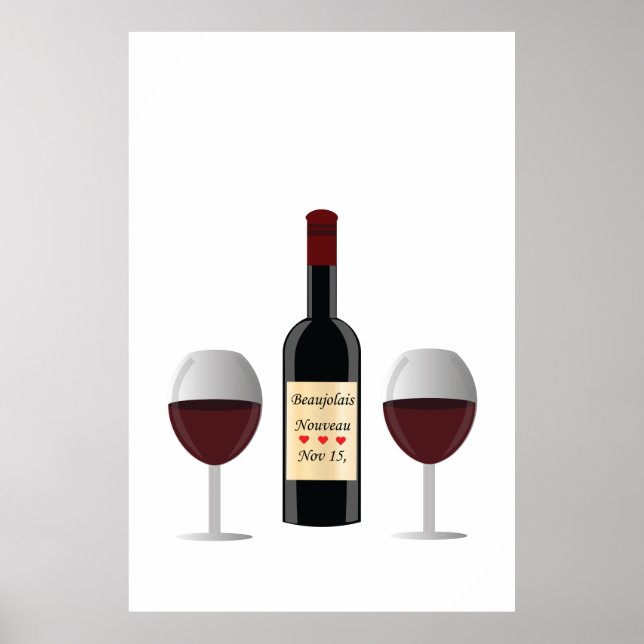 Beaujolais Nouveau Day Poster (Vorne)