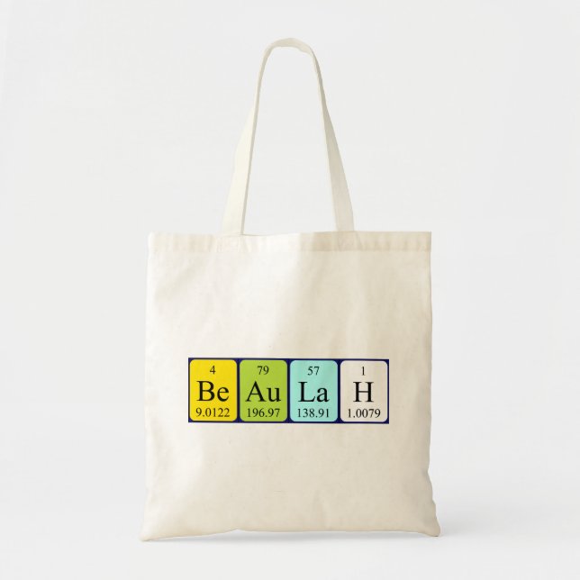 Beaulah Periodischer Tafelname Tasche (Vorne)