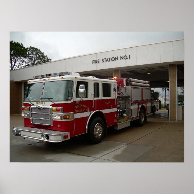 Beaumont Fire Fighters Poster (Vorne)