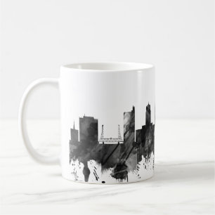 Beaumont Texas Skyline BW Kaffeetasse