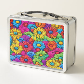Beauté Abstraite colorée #322 - Lunchbox en métal