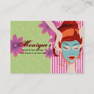 Beauté Carte de visite Cosmétique Beauté Salon Car
