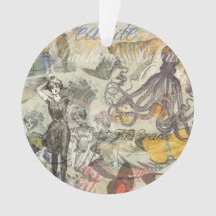 Beauté de bain victorienne Kraken Surréalisme Vint