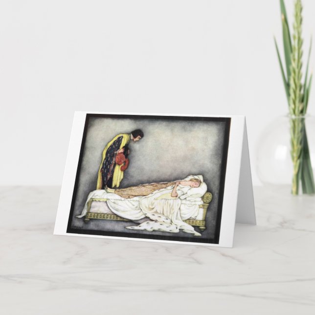 Beauté dormante & Le Prince, Carte de voeux (Devant)