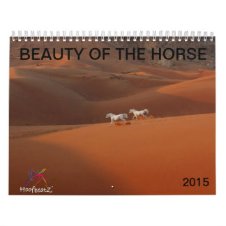 Beauté du calendrier 2015 de cheval