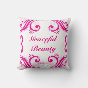 Beauté gracieuse Coussin décoratif