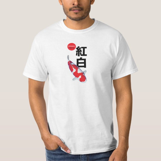 Beauté Kohaku Koi Fish T-Shirt - Élégant (Devant)