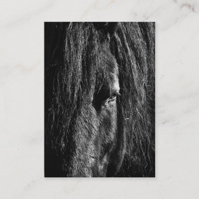 Beauté noire - carte de visite (Devant)