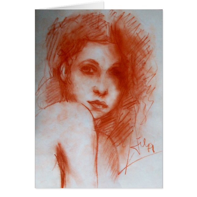 BEAUTÉ ROMANTIQUE / Portrait de femme en Sepia Bro (Devant)