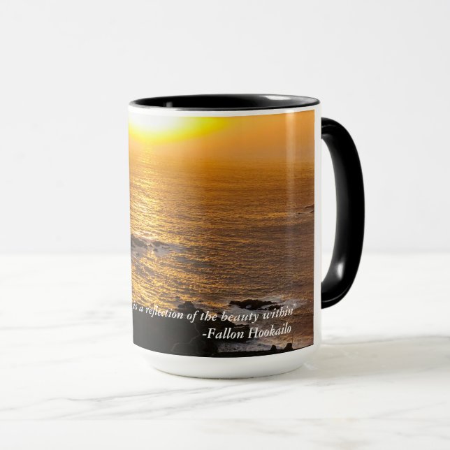 Beauté Sunset Mug (Devant droit)