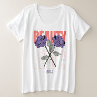 Beauté World Shirt - Rose gothique Design esthétiq