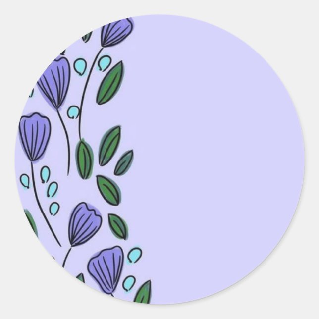 "Beautés florissantes : collection de stickers flo (Devant)