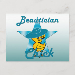 Beautician Chick #7 Postkarte