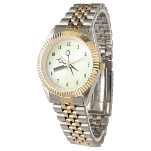 Beautician Design Apple Green Armbanduhr