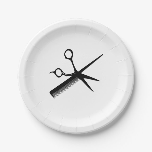 Beautician Design Pappteller (Vorderseite)