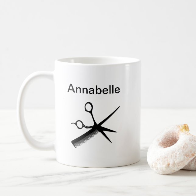 Beautician Design Personal Kaffeetasse (Mit Donut)