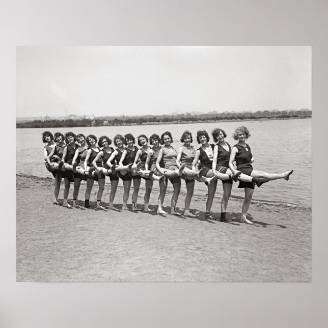 Beauties, 1923. Vintages Foto Poster (Vorne)