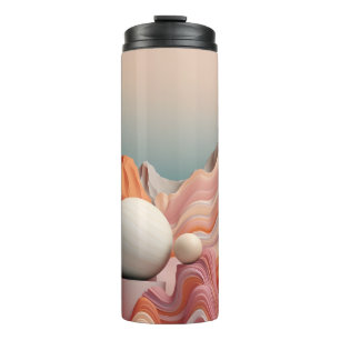 Beautiful 3D Abstrakt Boho Thermosbecher